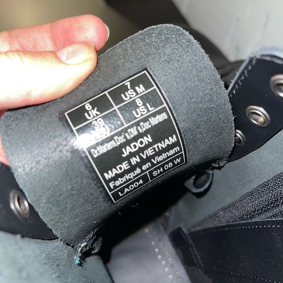 Dr. Marten Leather Platform Boots - Picture 4 of 4